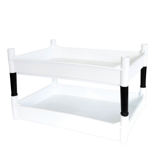 Entretoise pour bac sur pieds - noir