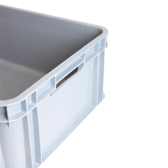 Bac renforcé empilable avec poignées 545 x 390 mm - 30 L et 45 L - 2 couleurs