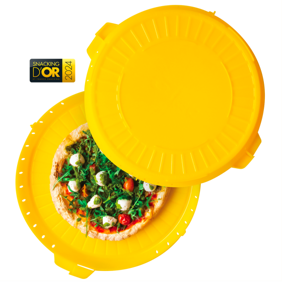 Boîte ronde réutilisable - 6 couleurs