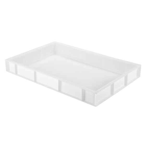 Set of 10 dough containers 600 x 400 x 76 mm, 14 L - white