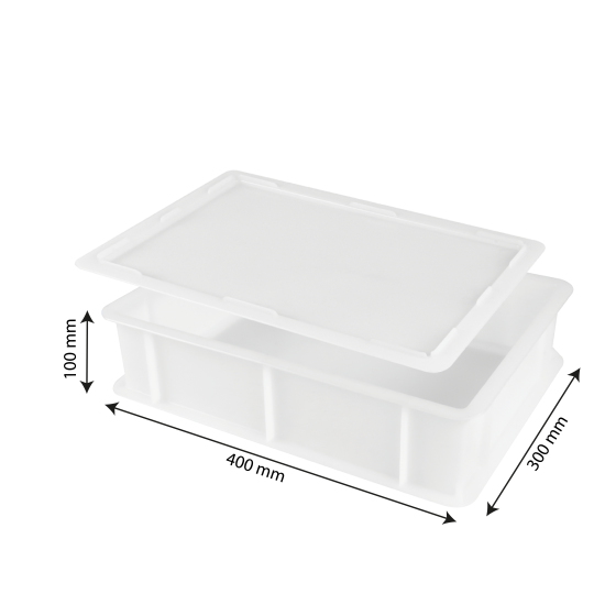 Lot Half dough container 400 x 300