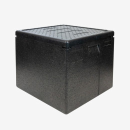 Conteneur isotherme 420 x 420 mm - 59 L - ouverture par le haut