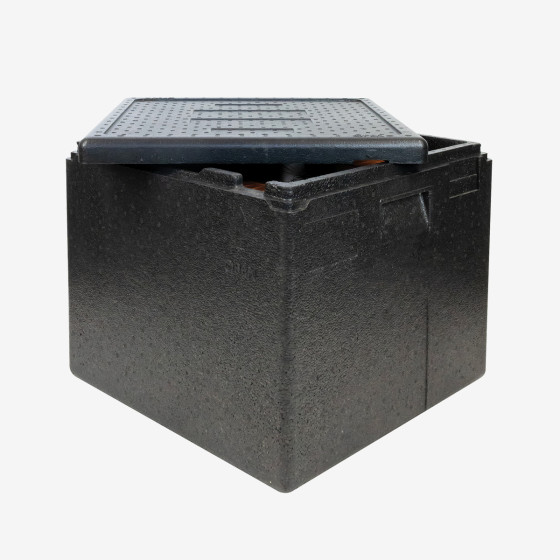 Conteneur isotherme 420 x 420 mm - 59 L - ouverture par le haut