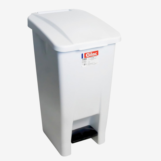 Poubelle à pédale économique 60 L, 80 L, 120 L - avec roues - 5 couleurs