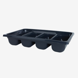 Cutlery tray without lid GN 1/1  grey