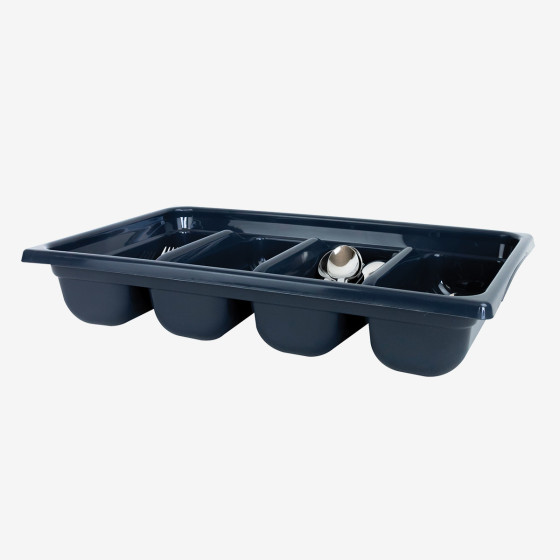 Cutlery tray without lid GN 1/1  grey
