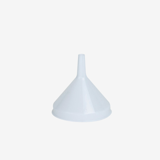 Entonnoir traditionnel - 12 cm de diamètre - blanc