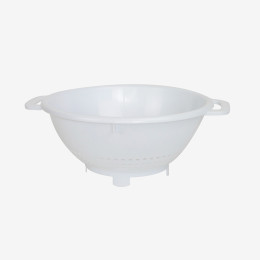 Colander  26 cm diameter  white