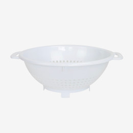 Colander  30 cm diameter  white