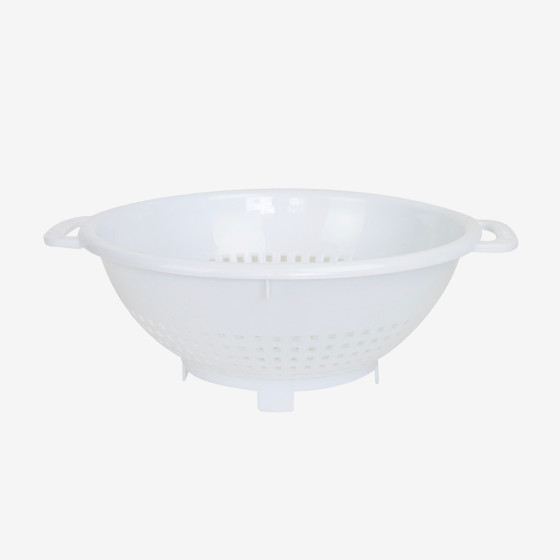Colander  30 cm diameter  white
