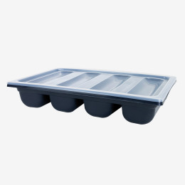 Cutlery tray with lid GN 1/1