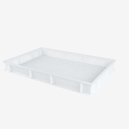 Finely perforated crate 600 x 400