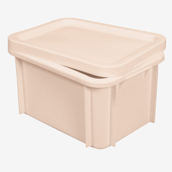 Couvercle pour bacs 400 x 300 15 L - rose