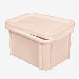 40 x 30 storage container with lid - 15 L - pink