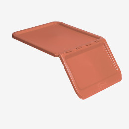 Lid for 40 L and 80 L storage container - terracotta