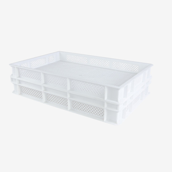 Finely perforated crate 600 x 400
