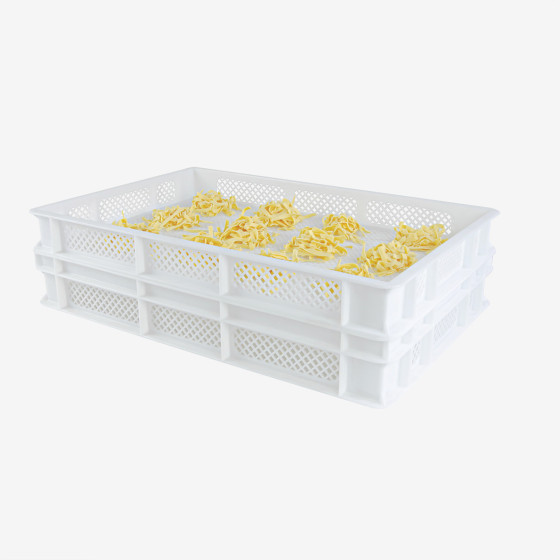 Finely perforated crate 600 x 400