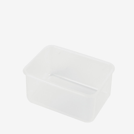 Translucent airtight box + blue lid