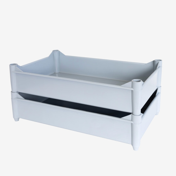 Bac sur pieds empilable 520 x 320 mm - 11 L - 2 couleurs