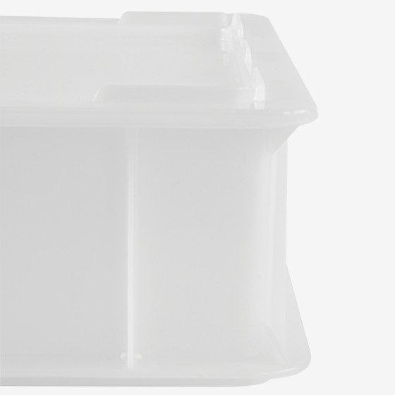 Lid for half dough container - 400 x 300 mm - white