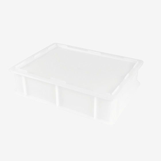 Lid for half dough container - 400 x 300 mm - white
