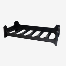 6-bottle rack 680 x 280 x 140 mm - black