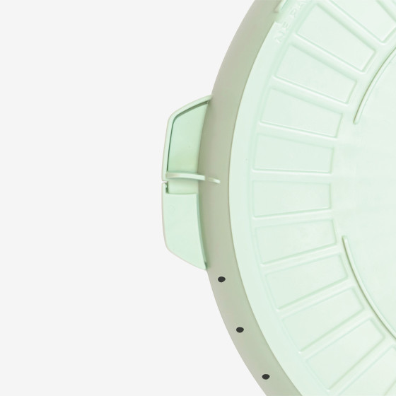 Boîte ronde réutilisable - 6 couleurs