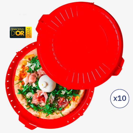 Boîte ronde réutilisable GILAC - lot de 10