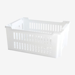 Caisse ajourée empilable emboîtable 400 x 300 x 175 mm - 14 L - 2 couleurs