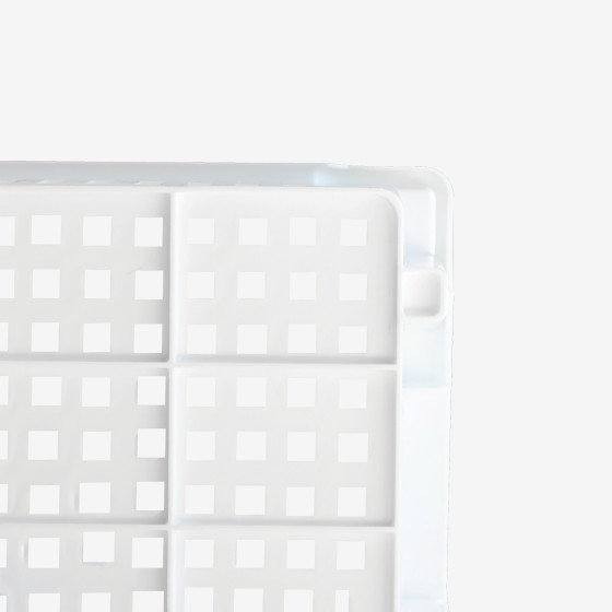 Caisse ajourée empilable emboîtable 400 x 300 x 175 mm - 14 L - 2 couleurs