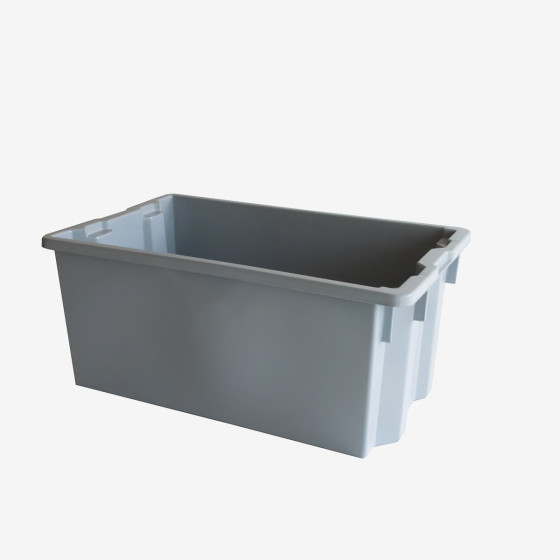 Nestable stacking container 750 x 460 x 310 mm - 70 L - 2 colours