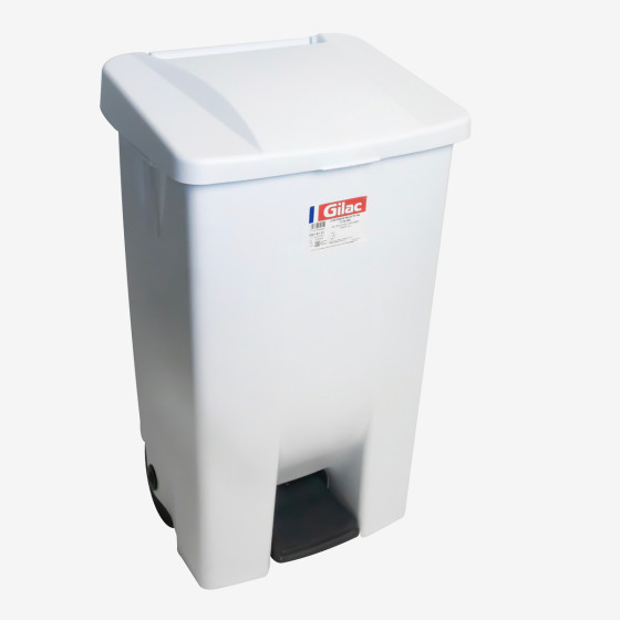 Poubelle à pédale économique 60 L, 80 L, 120 L - avec roues - 5 couleurs