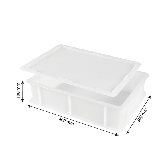 Lot Half dough container 400 x 300