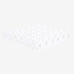 Eggs tray - 30 eggs - 300 x 300 x 9 - white