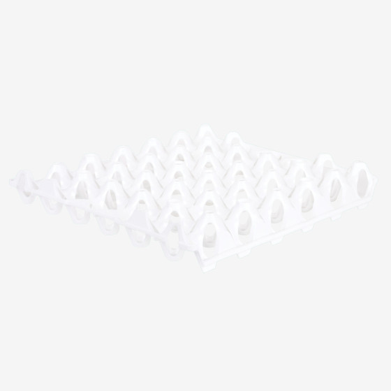 Eggs tray - 30 eggs - 300 x 300 x 9 - white