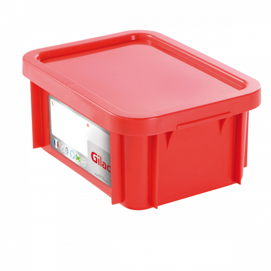 Rectangular HACCP container +  lid