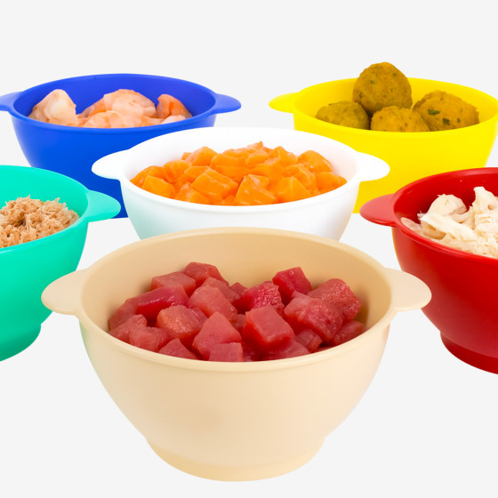 Bowls with handles - 50 cl - Pack of 6 - HACCP