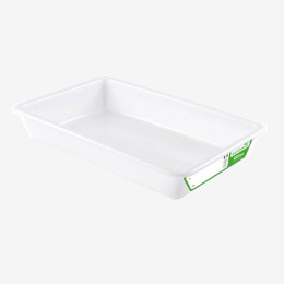 Biobased flat tray