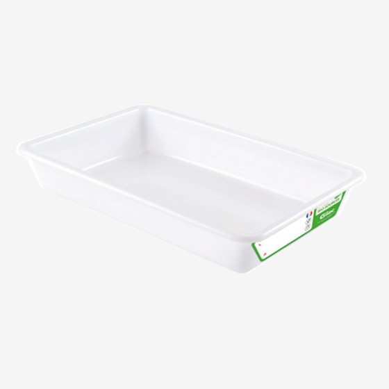 Biobased flat tray