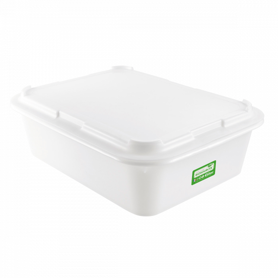 Biobased dividing dough container