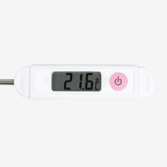 Thermomètre à sonde en inox étanche 80 mm Thermomètre à sonde en inox étanche 80 mm