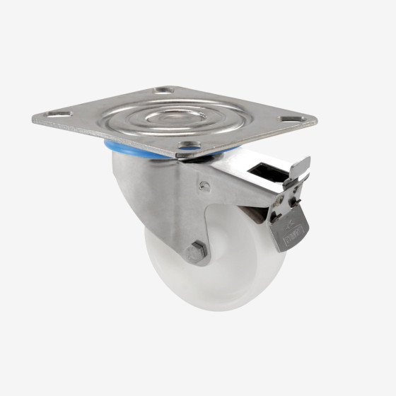 Bac grand volume - 4 roues pivotantes (2 freins)