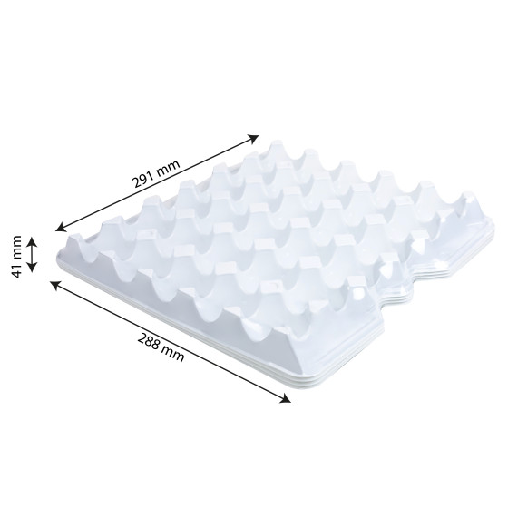 Lot de 4 alvéoles pour boîte à œufs GN 2/3