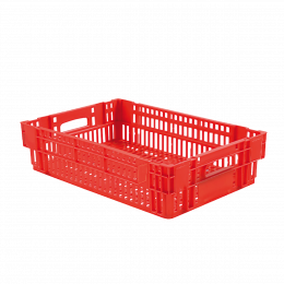 Nesting stacking perforated crate - 600 x 400