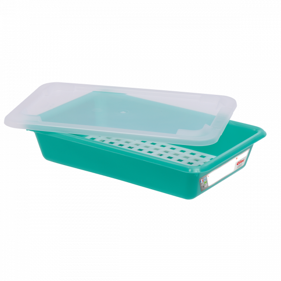HACCP  flat tray + lid + grid