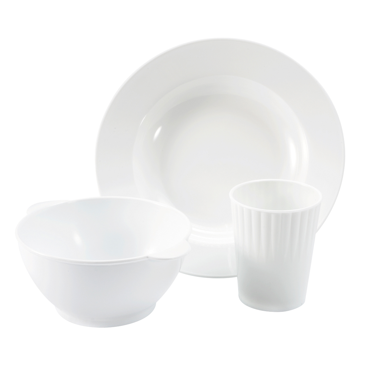 assiette plastique,lot de 10 assiettes de 14.5 cm incassables