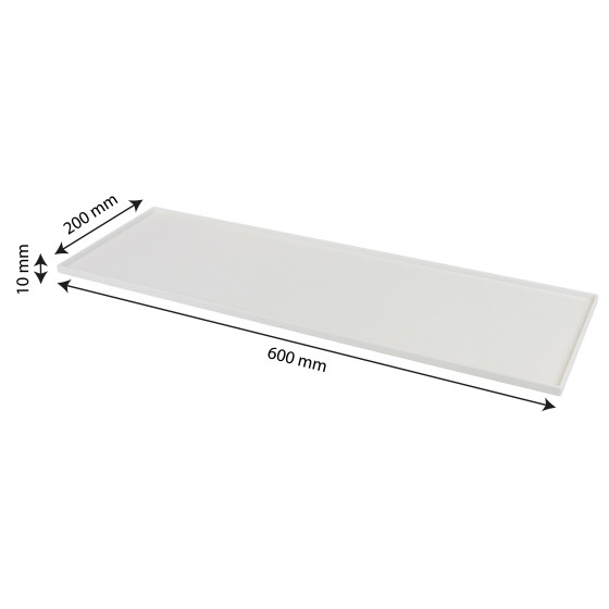 Presentation tray 600 x 200mm  2 colours