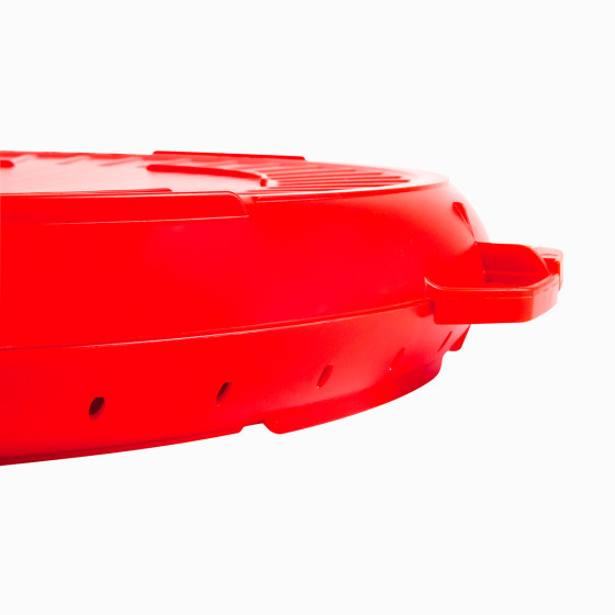 Reusable round personalised box  6 colours  Min. order 250 units