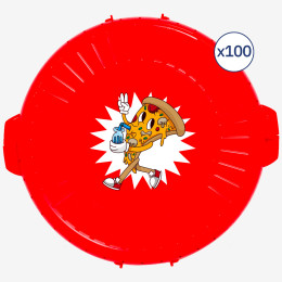 Boîte ronde réutilisable personnalisée - 6 couleurs - Min. 100 unités