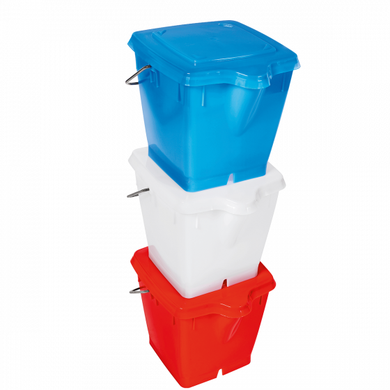 Square bucket + watertight lid